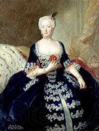 PESNE, Antoine Portrait of Elisabeth Christine von Braunschweig Bevern Norge oil painting art